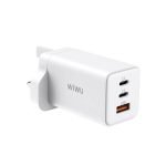 WiWU 65W GaN Fast Travel Charger UK White